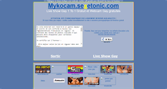 Desktop Screenshot of mykocam.sexetonic.com